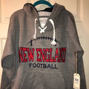 NWT unisex New England Football hoodie S M L